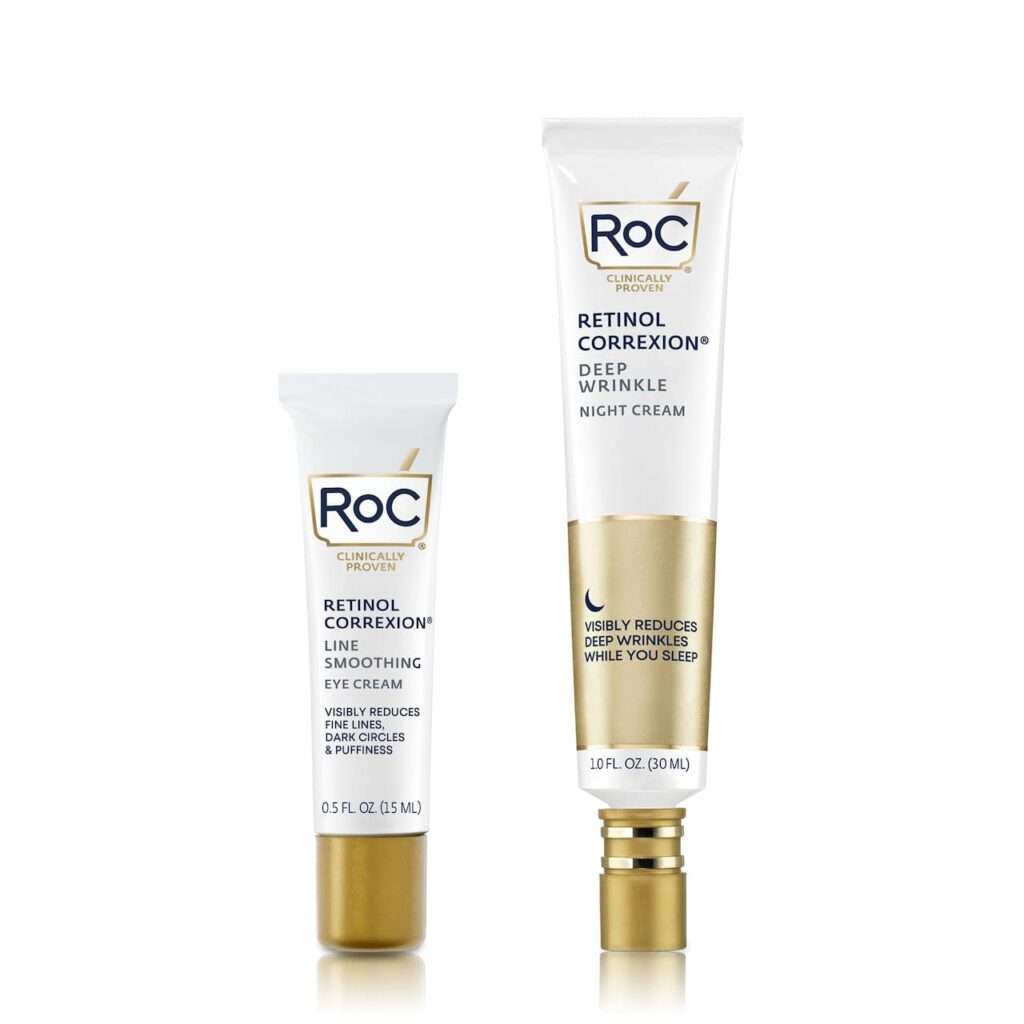 RoC Retinol Correxion Night Face Cream + Under Eye Elixir