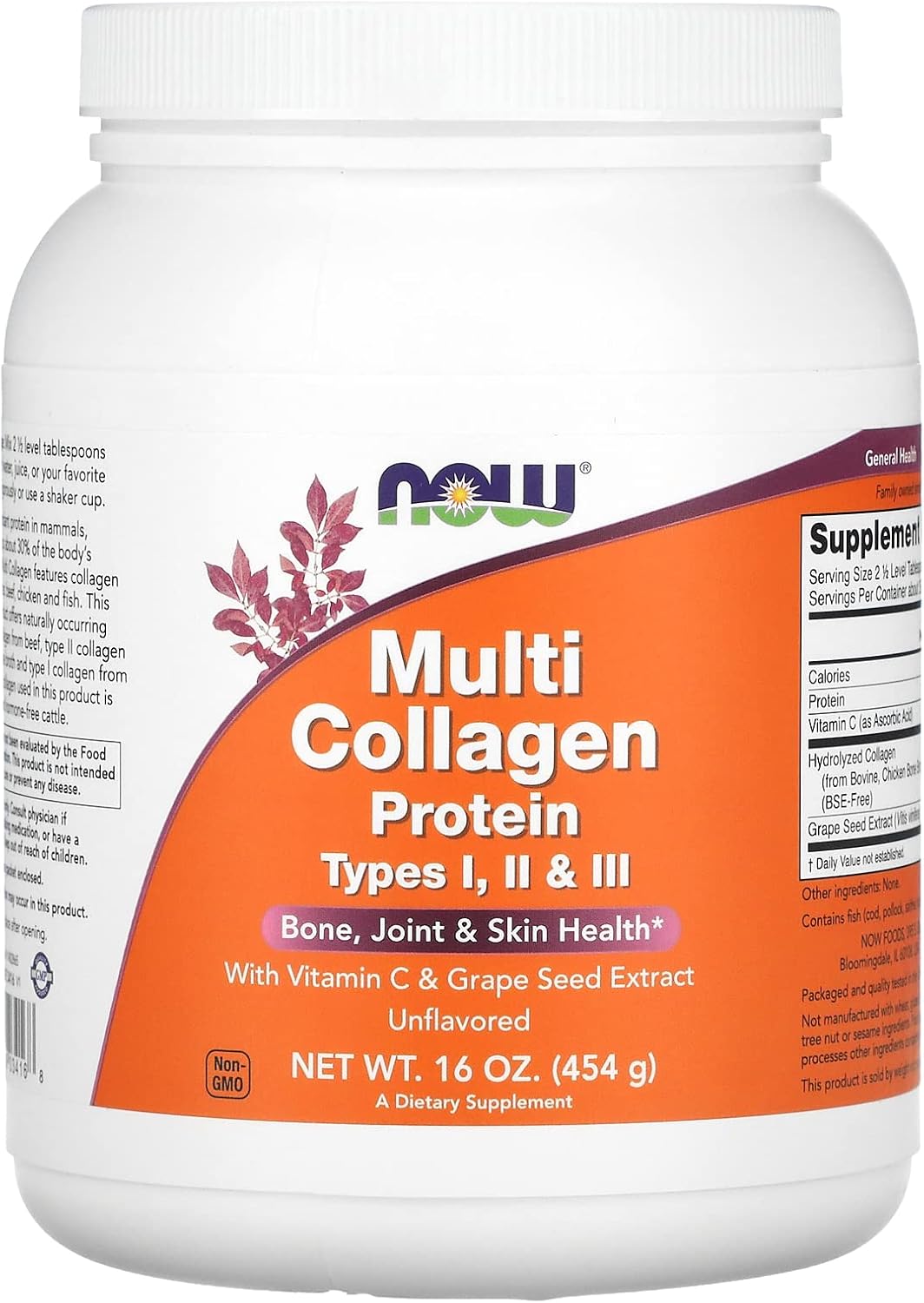 NOW Collagen Peptides Powder