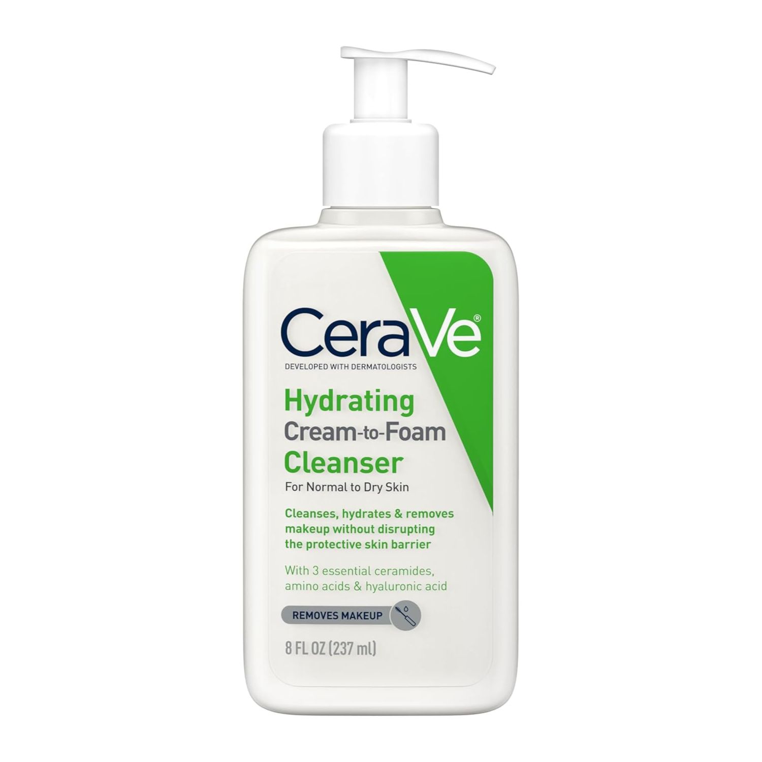 CeraVe Hydrating Cream-to-Foam Cleanser